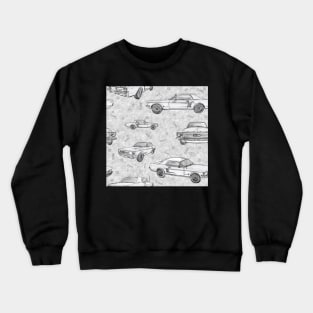 67 Mustangs - white Crewneck Sweatshirt